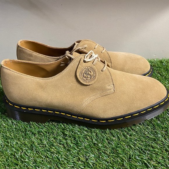 Doc Dr. Martens 1461 CF Stead Suede Oxfords Made in England Shoes US Mens 13 NEW main image 6
